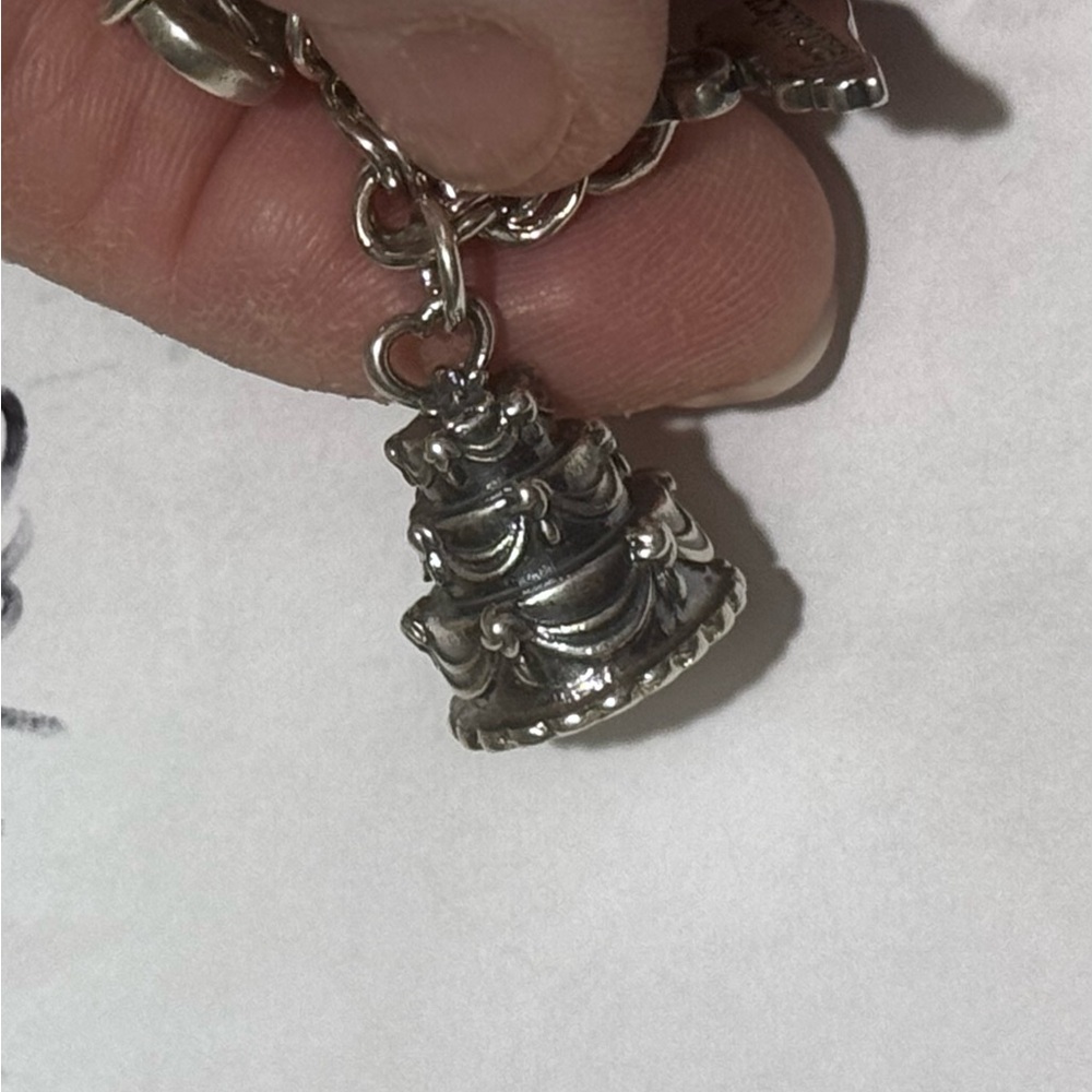 James Avery RETIRED WEDDING CAKE CHARM